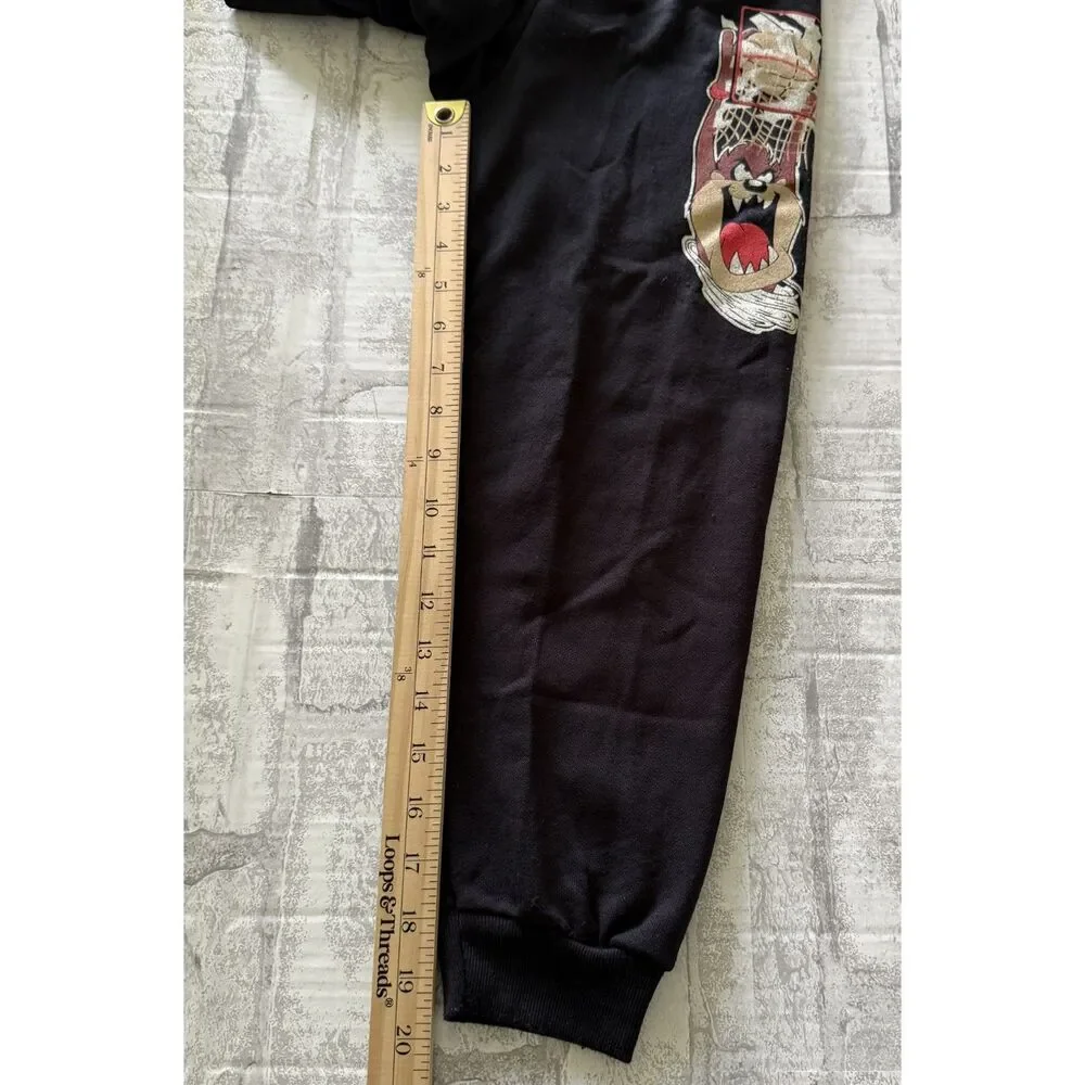 VTG 90s NBA Chicago Bulls Taz Sweatshirt Tracksuit Retro Kidcore Youth Set Sz 7